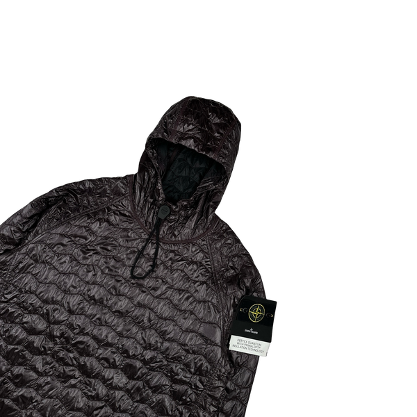 Stone Island 2018 Chocolate Brown Pertex Quantum Primaloft Smock - Medium