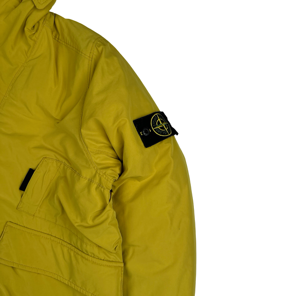 Stone Island 2018 Yellow Micro Reps Primaloft Lined Jacket - Small