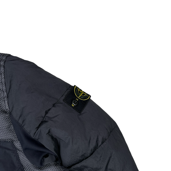 Stone Island 2021 Modified Panama 6/3 HT Nylon Mix Fabrics Down- TC Puffer - Small