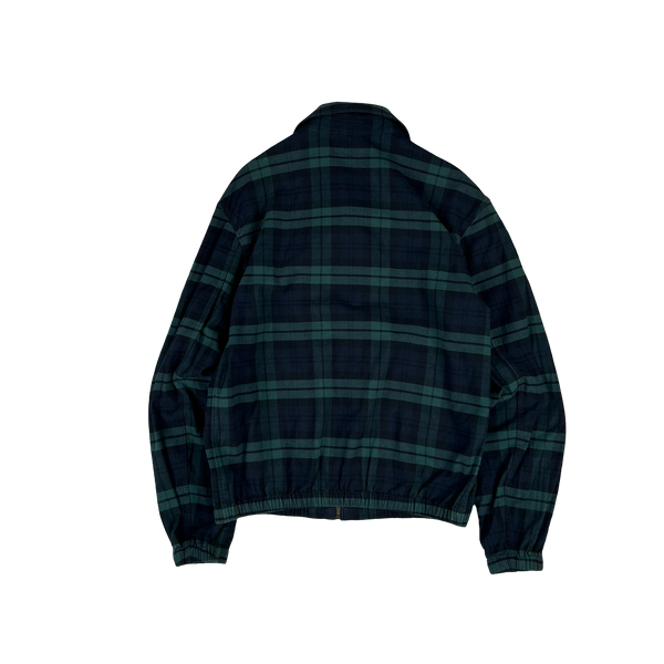 Ralph Lauren Check Plaid Zipped Overshirt - Medium