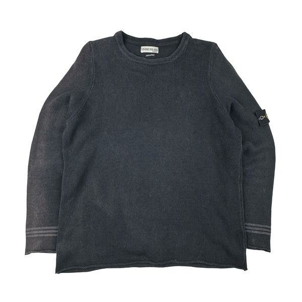 Stone Island Vintage 2000 Thick Cotton Blend Pullover Knit - XL