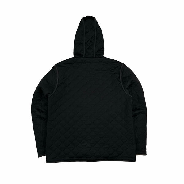 CP Company Black Lens View Diamond Detailing Zip Up Hoodie -  XXL