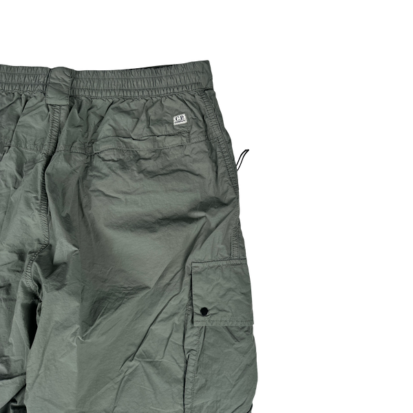CP Company Sage Green Loose Fit Cargo Trousers - Medium