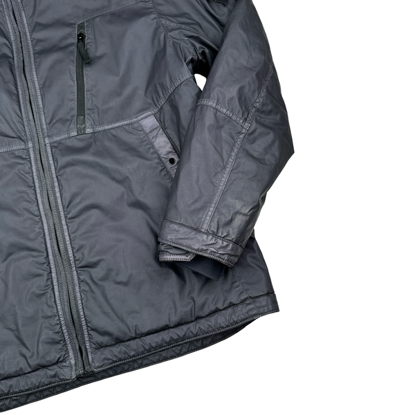 Stone Island 2014 Charcoal Grey Quilted Mussola Gommata Jacket - XL