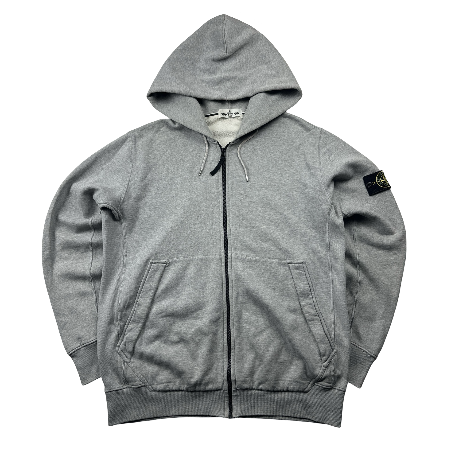 トップス 11ss STONE  ZIP UP SWEAT SHIRT XXL Stone Island 2013 Grey Zip Up Hoodie - XXL – Mat's Island
