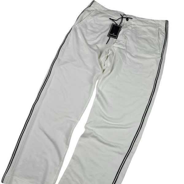 Stone Island 2007 White Vintage Tracksuit Joggers - XXL