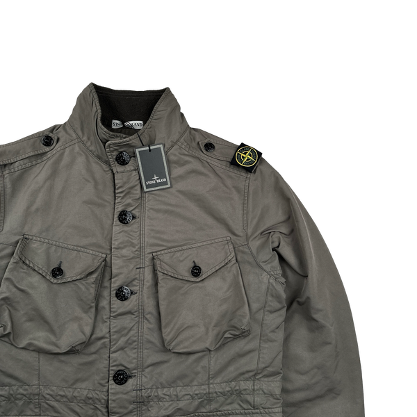 Stone Island 2008 Brown David TC Shoulder Badge Field Jacket - XL