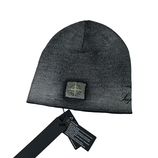 Stone Island X Supreme 2023 Reflective Sprayed Compass Beanie