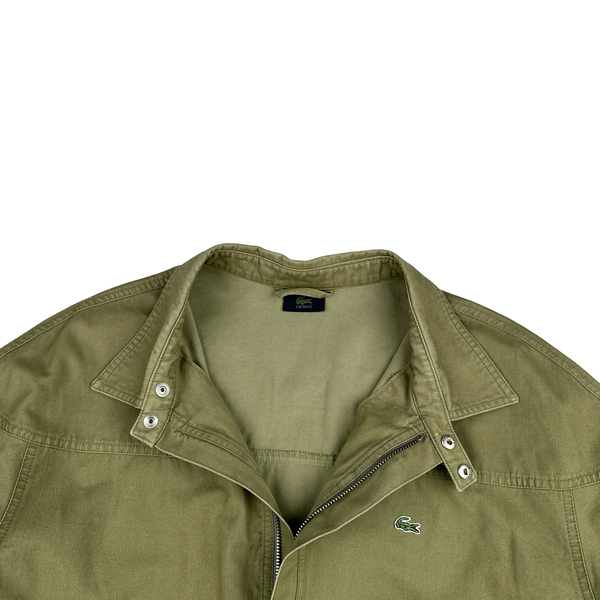 Lacoste Emblem Cotton Zipped Overshirt - XL