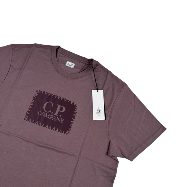 CP Company Mauve Graphic T Shirt - Small - Medium - XL