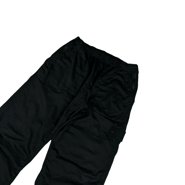 Stone Island 2022 Black Ghost Cargo RE T Trousers - 32"