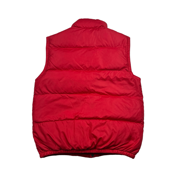Ralph Lauren Red Down Puffer Gilet - Small