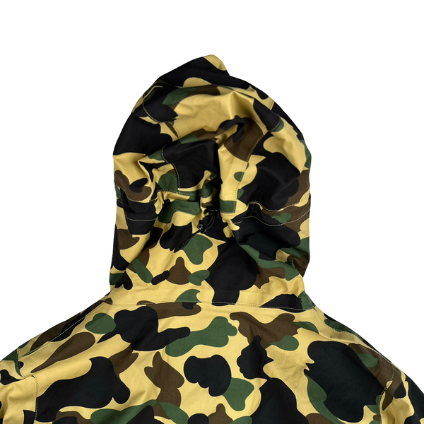 BAPE Goretex Camo Classic Multi-Pocket Long Jacket - Medium