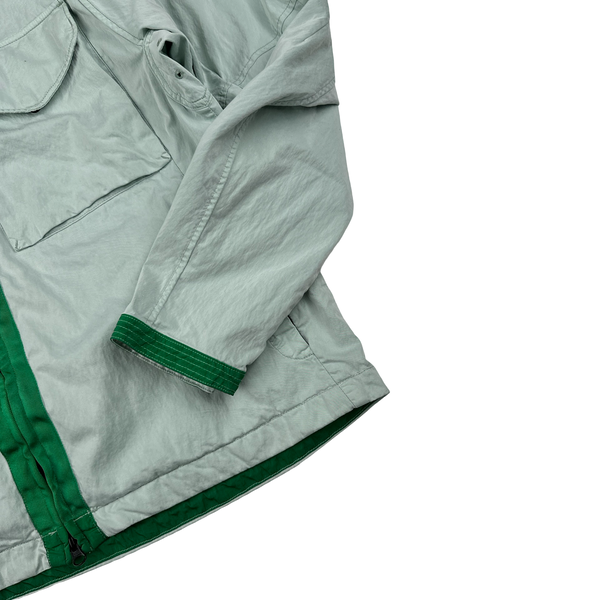 CP Company Mint Green Raso-CP Zipped Goggle Jacket - Medium