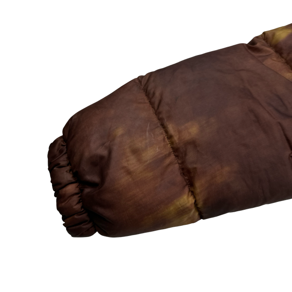 Stussy Tortoise Shell Tie Dye Puffer Jacket - Large