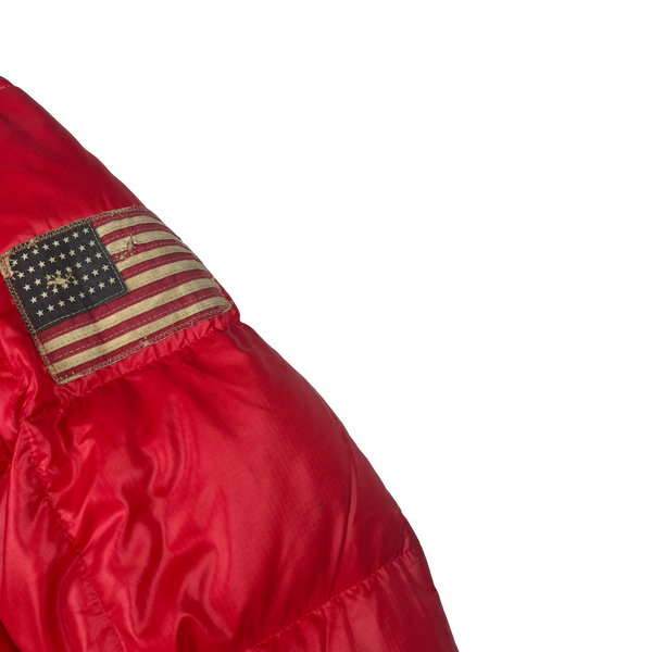 Ralph Lauren Red Down Filled Arctic Jacket - Small