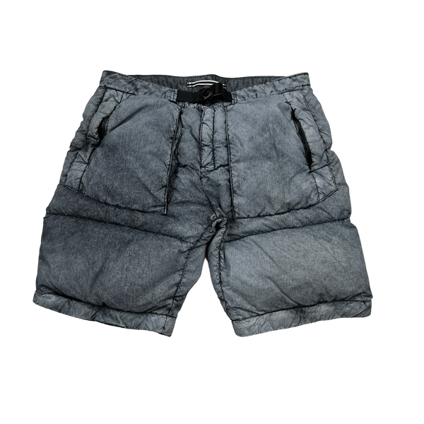 Stone Island 2017 Grey Tela Nylon Down Dust Colour 2 in 1 Trousers - Large