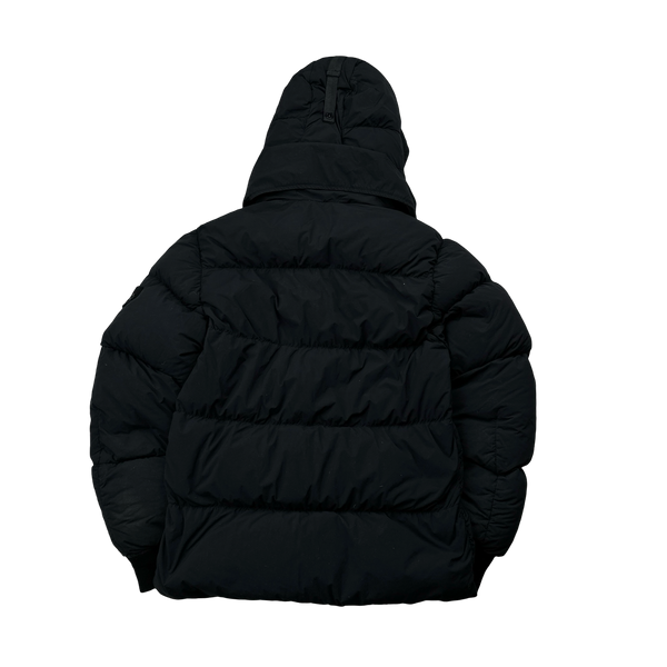 Stone Island 2016 Black Organic Feel Tela Down Jacket - Small