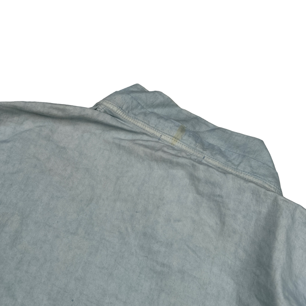 Stone Island 2005 Vintage Blue Lino Flax Jacket - XXL