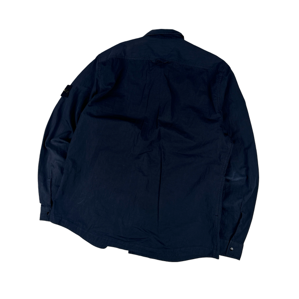 Stone Island 2011 Navy Cotton Double Pocket Overshirt - XL