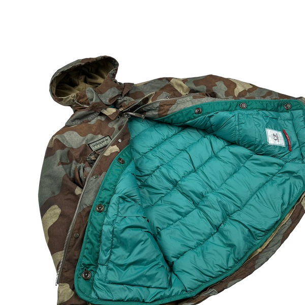 Adidas Spezial X CP Company RARE Camo Down Lined Jacket - Small