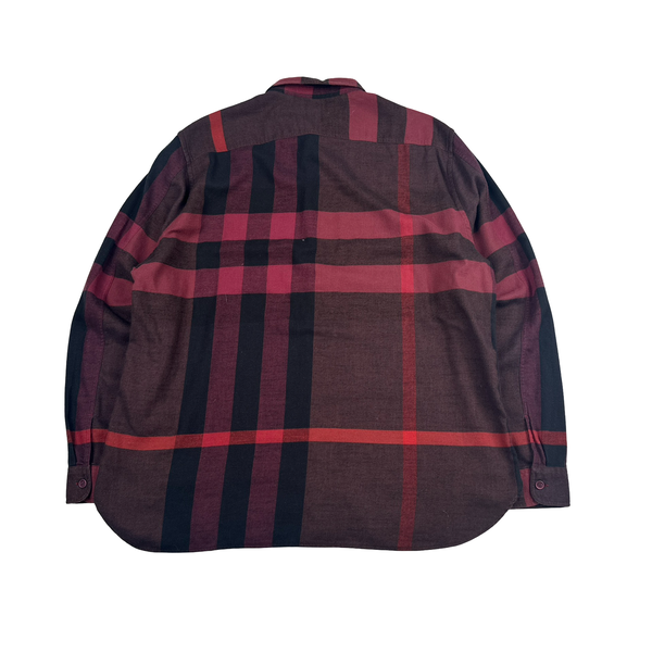 Burberry Nova Check Button Up Flannel Shirt - XXL