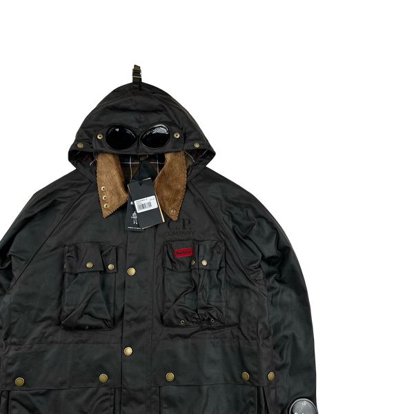 CP Company x Barbour Multi Pocket 500 Mille Waxed Jacket - Medium