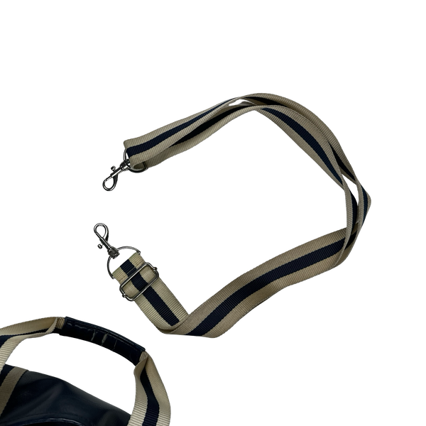 Fred Perry Leather Small Duffle / Holdall Bag