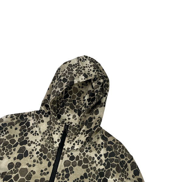 Stone Island 2018 Alligator Camo Zipped Hoodie - Medium