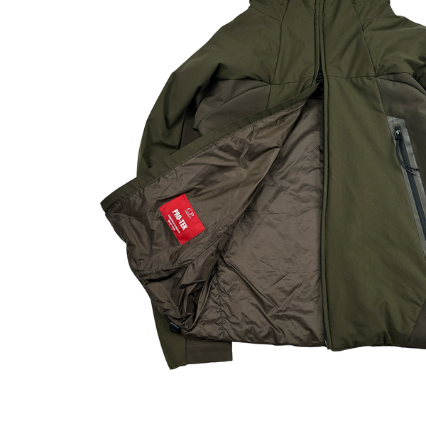 CP Company Khaki Explorer Pro Tek Padded Jacket - Small