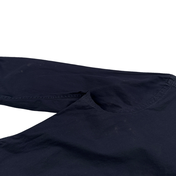 Burberry Navy Button Up Shirt - Medium