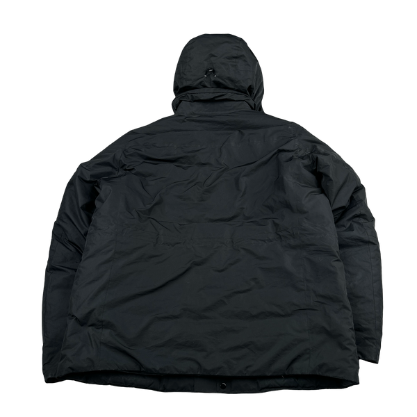 CP Company Black Micro M Down Filled Goggle Jacket - XXL