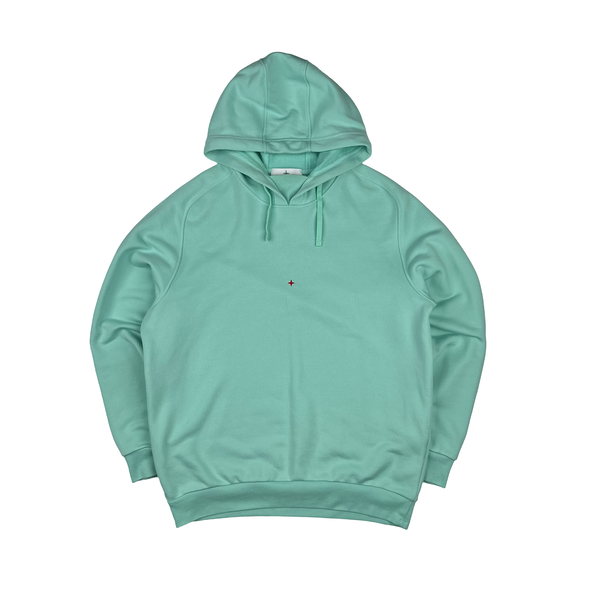 Stone Island Teal Marina Cotton Pullover Jumper - XL
