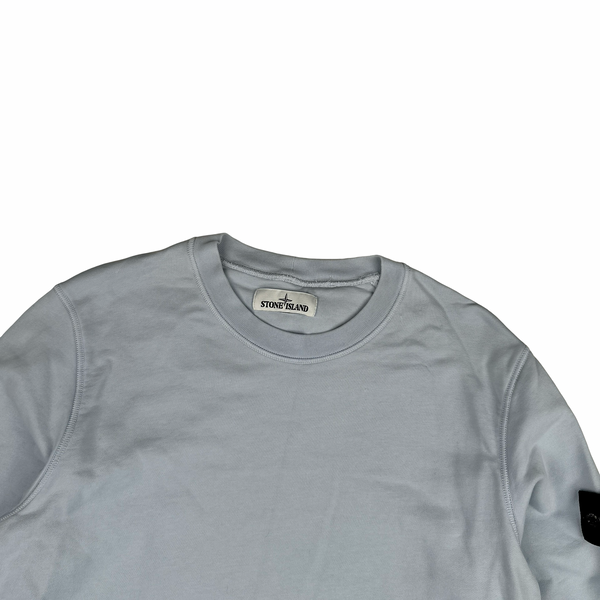 Stone Island 2020 Baby Blue Crewneck Sweatshirt - Medium