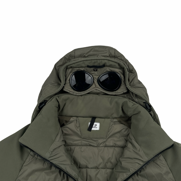 CP Company Khaki Hybrid Soft Shell Jacket - XL