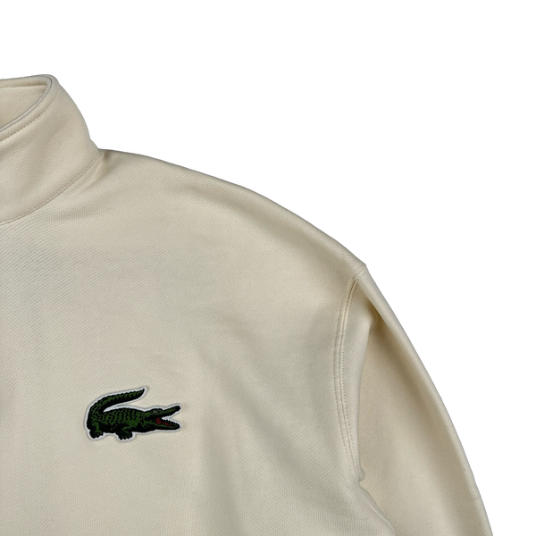 Lacoste Emblem Quarter Zip Jumper - Medium