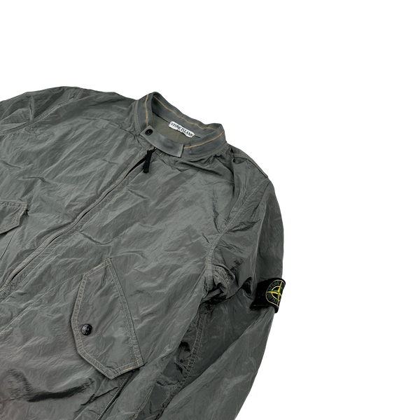 Stone Island 2004 Charcoal Nylon Metal Jacket - XL