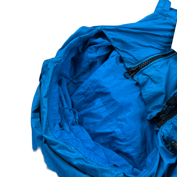 CP Company Blue Nyfoil Goggle Jacket - Medium