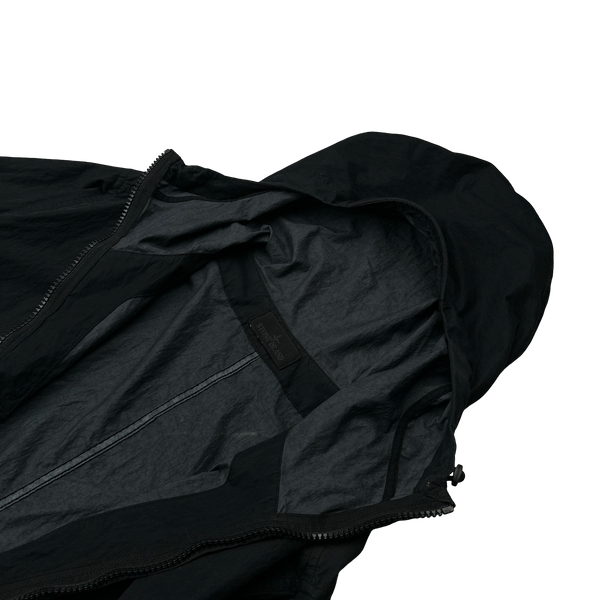 Stone Island 2019 Black Ghost Piece 50 Fili Resinata Ghost Parka Jacket - XL