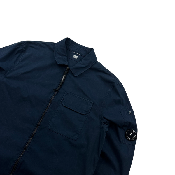 CP Company Navy Overshirt Small Mat s Island