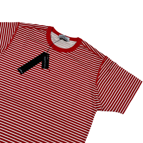 Stone Island 2019 Striped Marina T Shirt - Medium