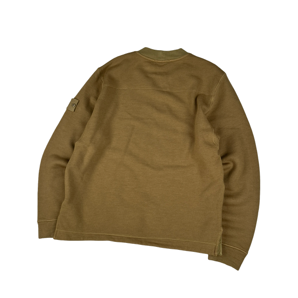 Stone Island 2023 Ghost Piece Cotton Pullover Sweatshirt - Large