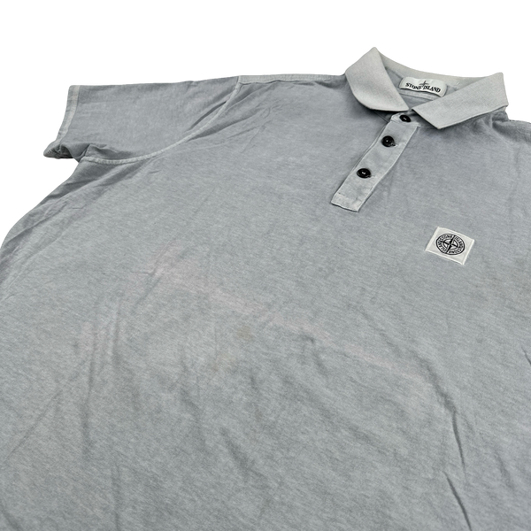 Stone Island 2020 Grey Short Sleeved Polo Top - 3XL