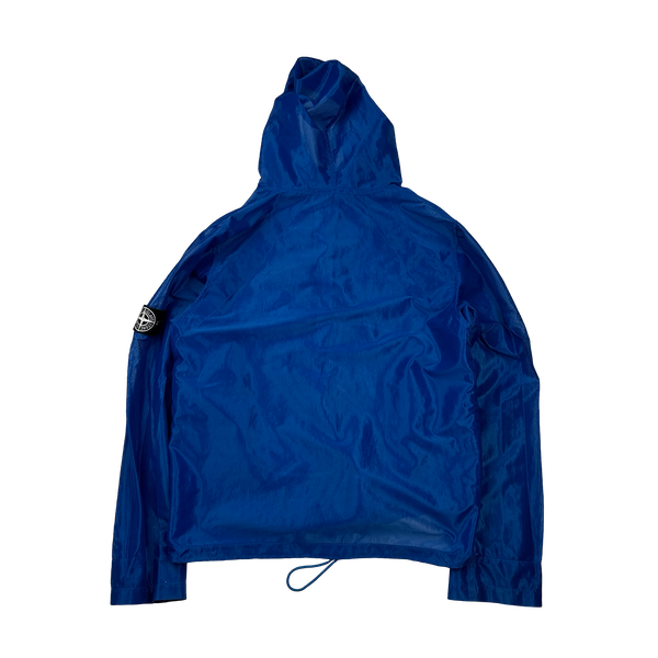 Stone Island 2006 Blue Mesh Opaque Cover Jacket - Large