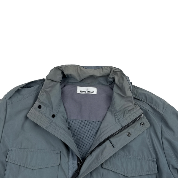 Stone Island 2014 Teal Micro Reps Field Jacket - XXL