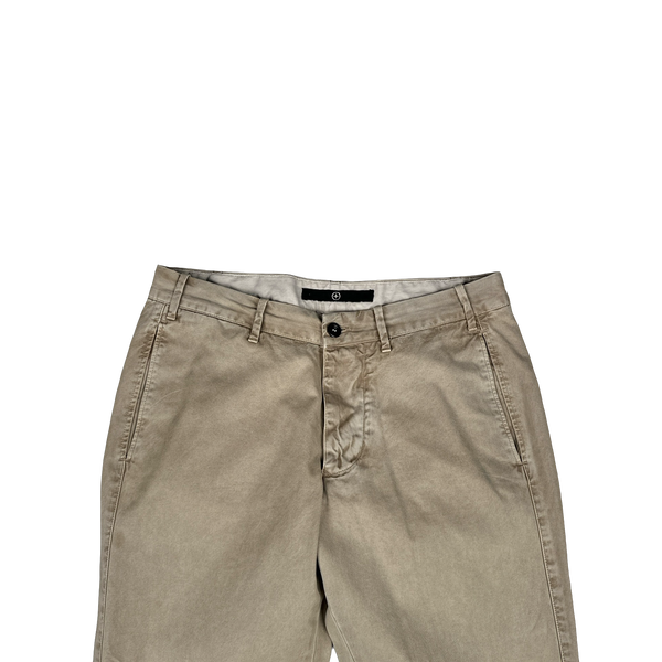 Stone Island Denims 2008 Tan Cotton Cargo Trousers - 32"