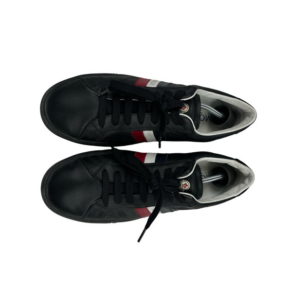 Moncler Striped Leather Low top Sneaker Trainers - UK 9