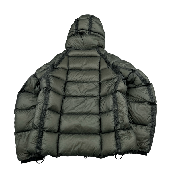 CP Company Green Down Filled DD Shell Lens Viewer Puffer Jacket - XL