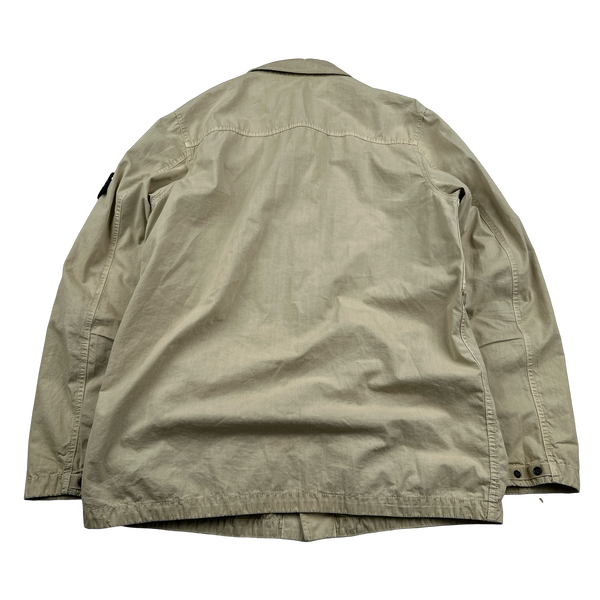 Stone Island 2021 Tan Tela Smerigliata Jacket - Large