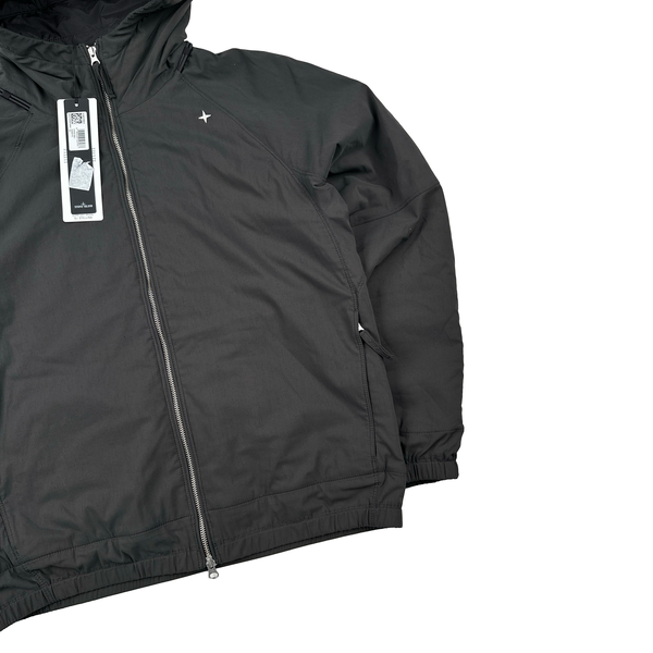 Stone Island 2024 Navy Comfort Wool SI Stellina Jacket - Large